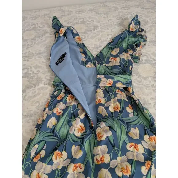 PatBO Floral Belted Midi Dress - Picture 10 of 16